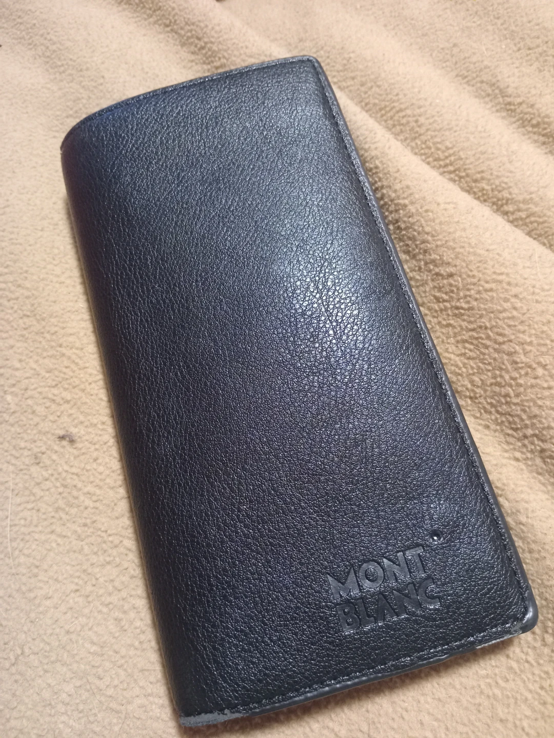 Montblanc Black Leather Bifold Wallet