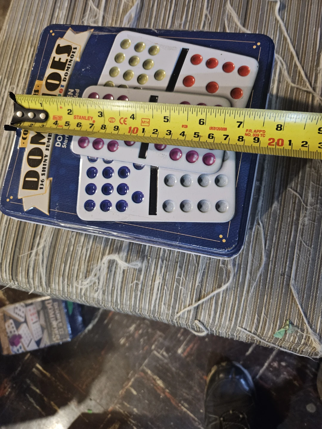 Cardinal Collectors Double Fifteen Jumbo Dominoes Set - photo 5