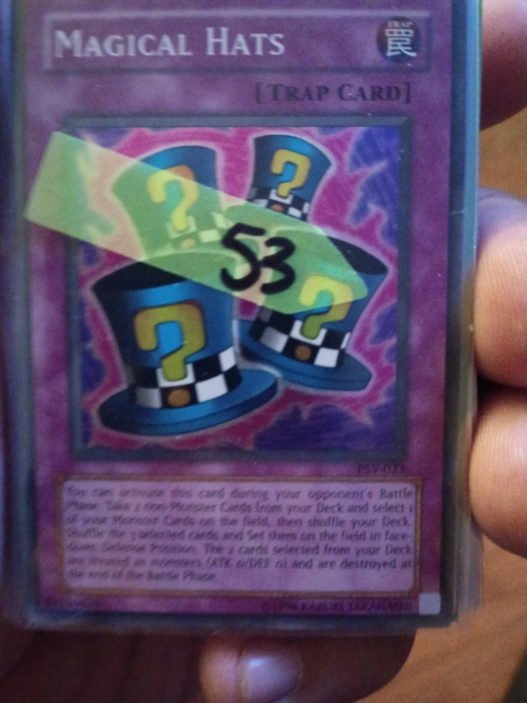 Magical Hats Yu-Gi-Oh! Trap Card