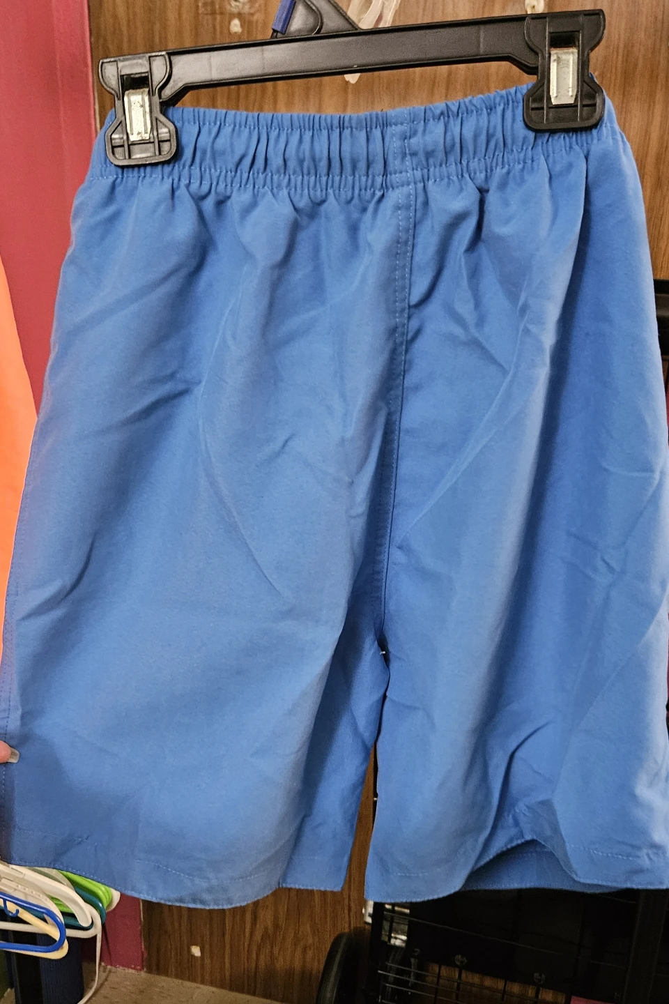 Blue Boxer Swim Trunks with liner - photo 2