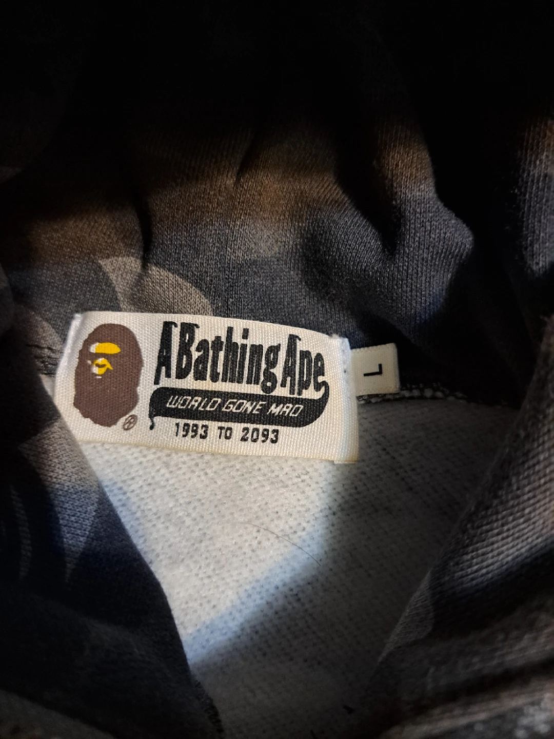 Grey Bape Hoodie - photo 2