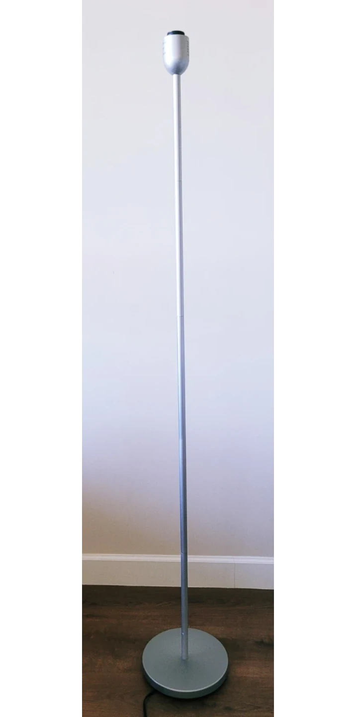 Silver Floor Lamp with LED Bulb - photo 2
