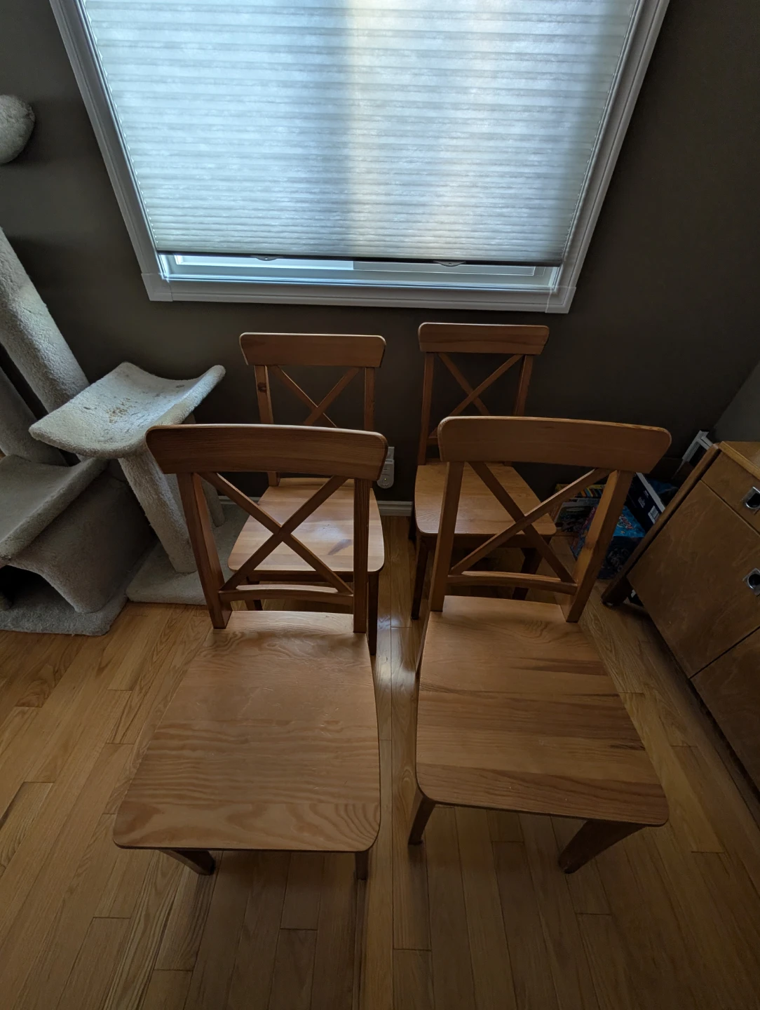 4 Ikea Ingolf Chairs (circa 2014)