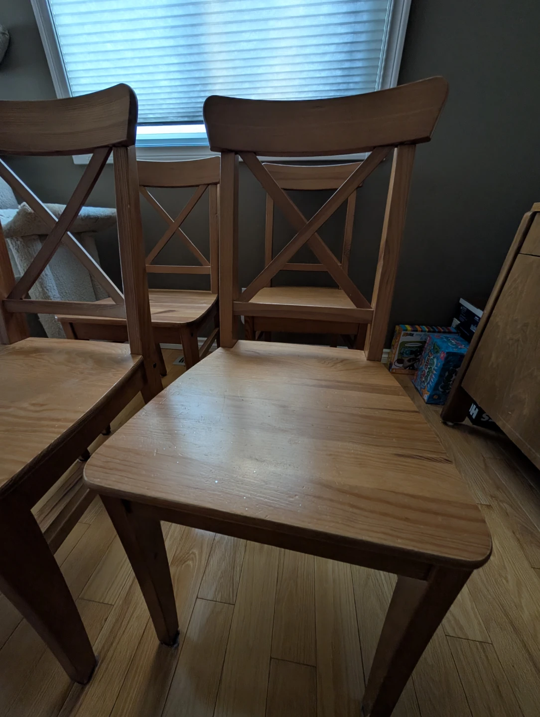 4 Ikea Ingolf Chairs (circa 2014) - photo 2