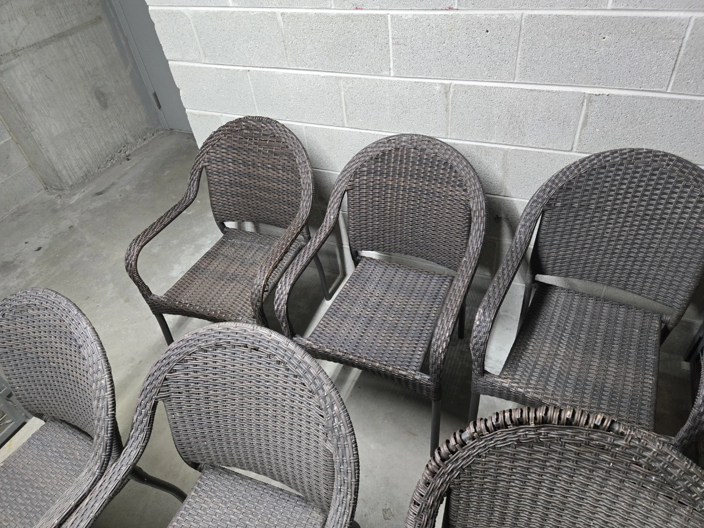 Woven Patio Chairs - Set of 6 - photo 5