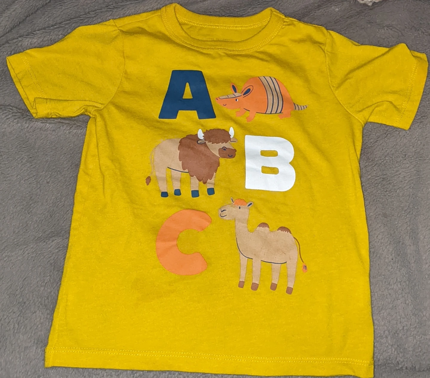 The Children's Place Yellow ABC T-Shirt