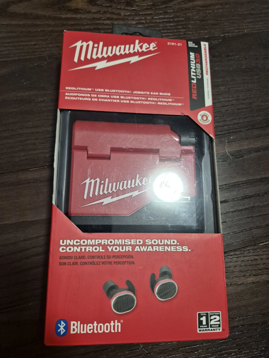 Milwaukee REDLITHIUM USB Bluetooth Jobsite Ear Buds $145 - photo 3