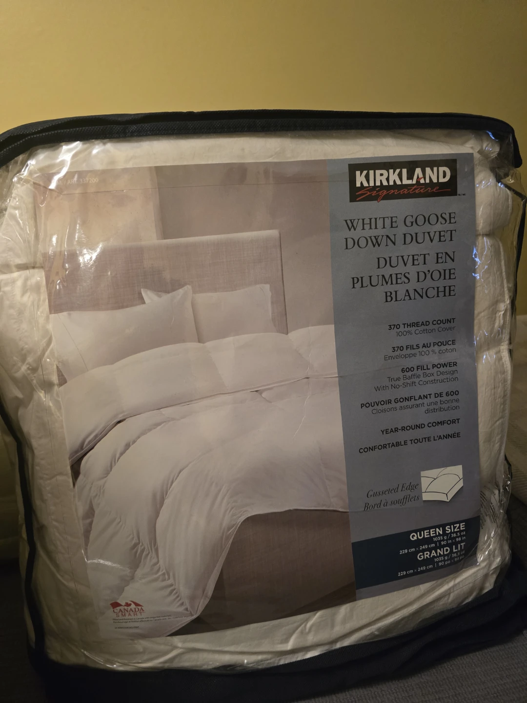 Kirkland Signature White Goose Down Duvet - Queen Size