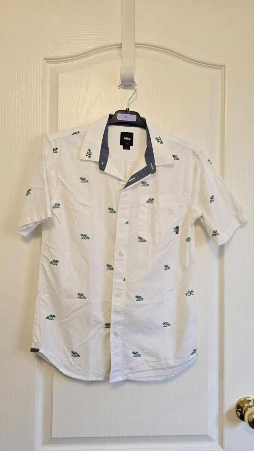 Vans Short Sleeve Boys Shirt Size Large 12-14Y