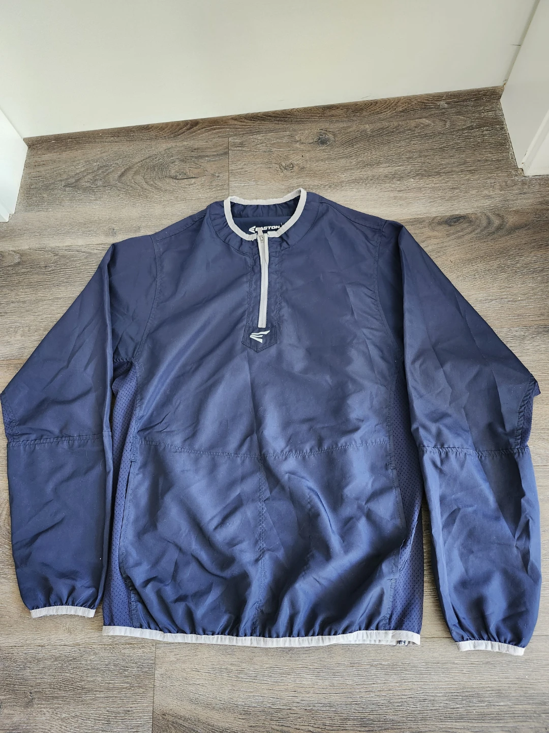 Easton Navy Pullover Baseball Jacket YXL
