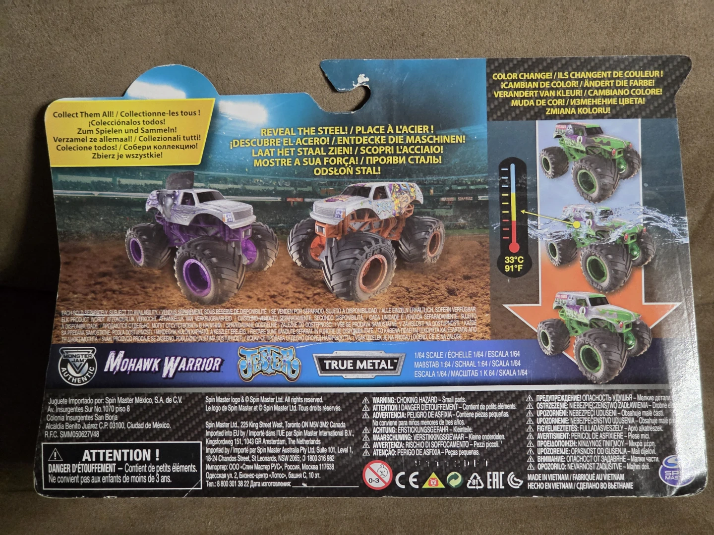 Monster Jam Reveal the Steel Horse Power & Whiplash Color Change - photo 2