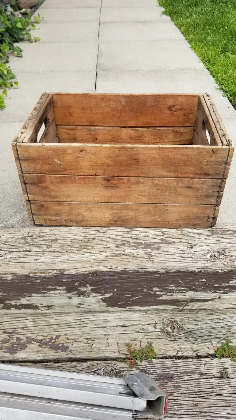 Vintage Wooden Crate