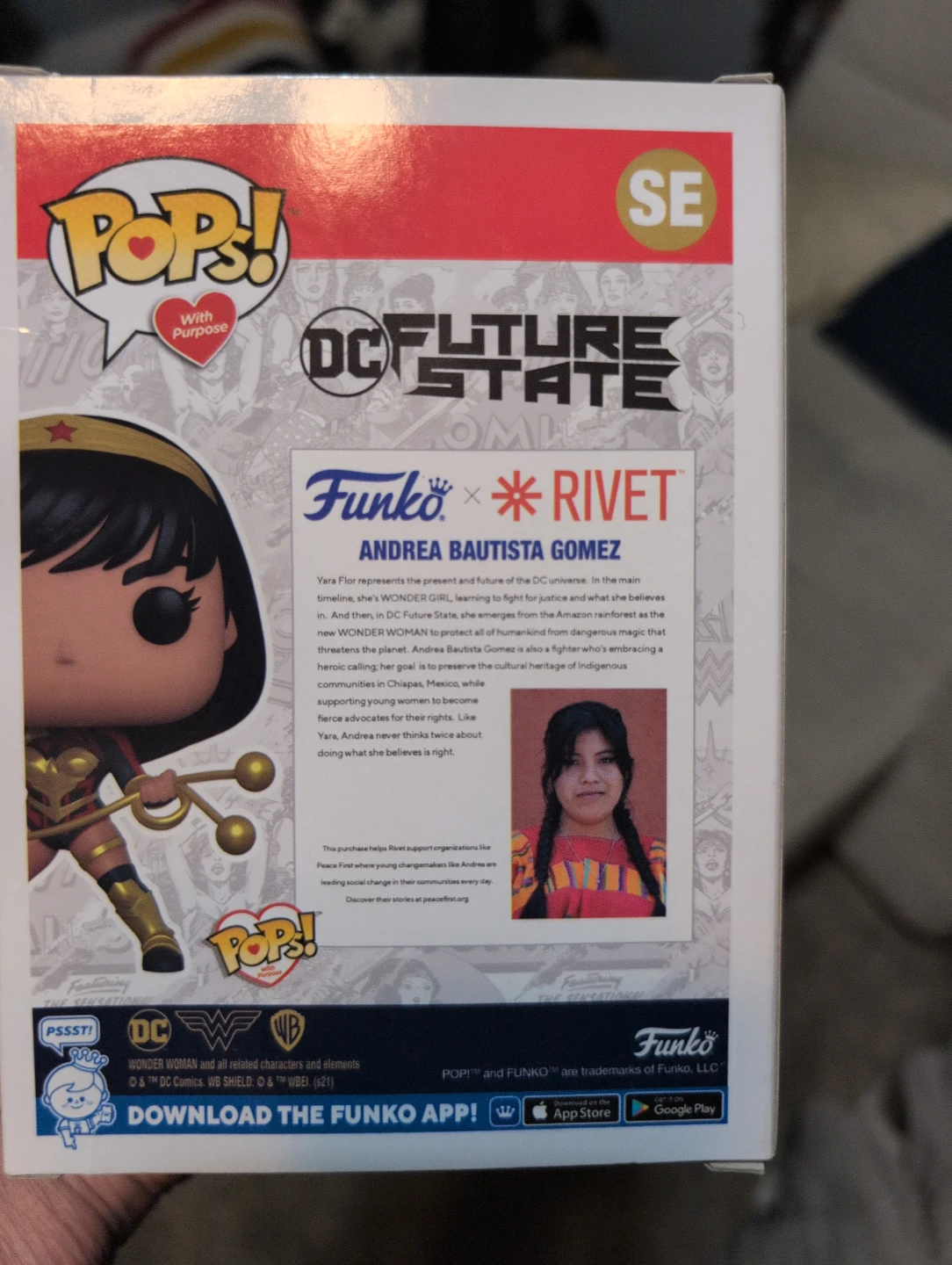 Funko Pop! DC Future State Yara Flor Rivet Vinyl Figure - photo 2