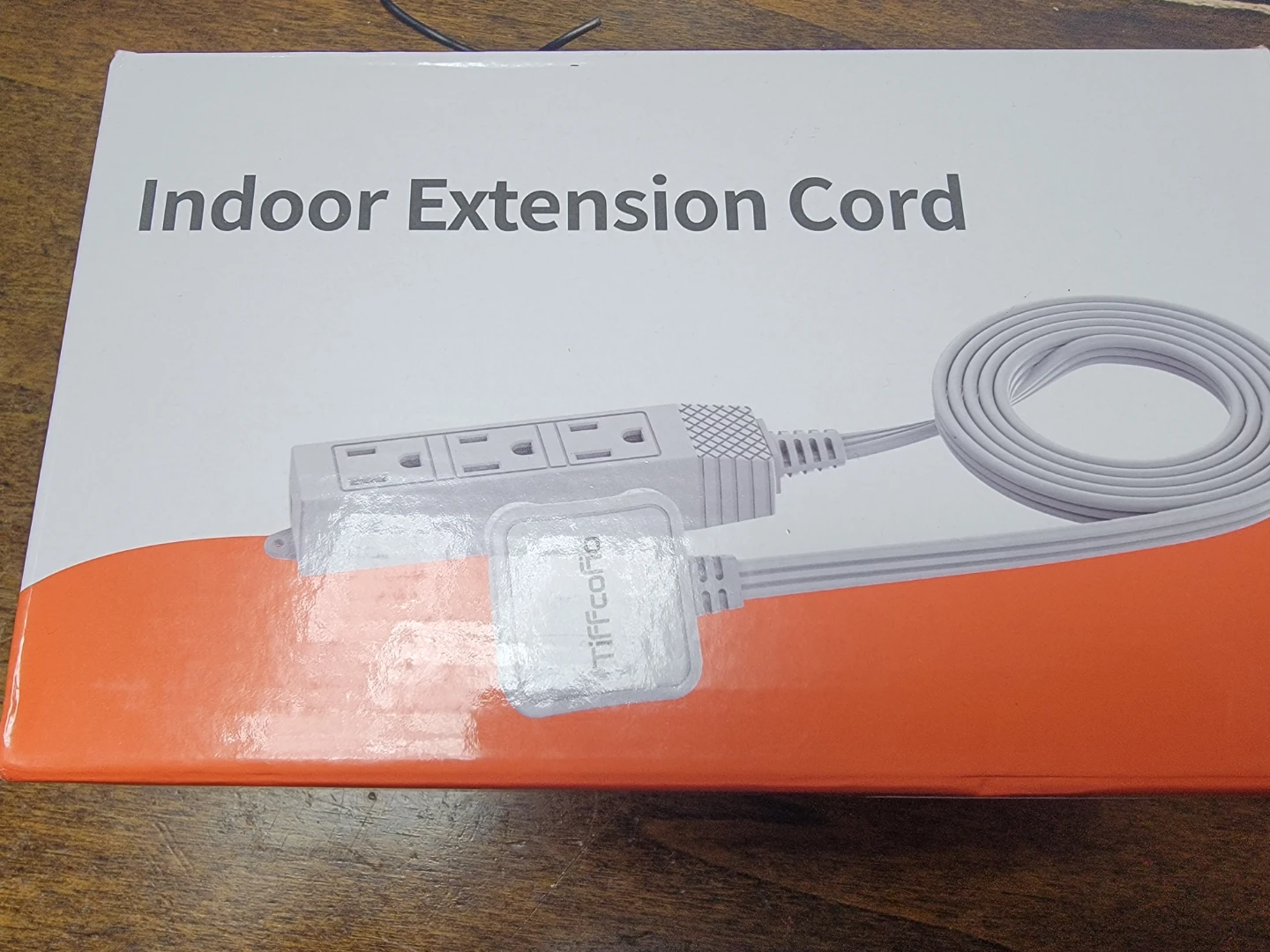 Tiffcoo Indoor Extension Cord - White