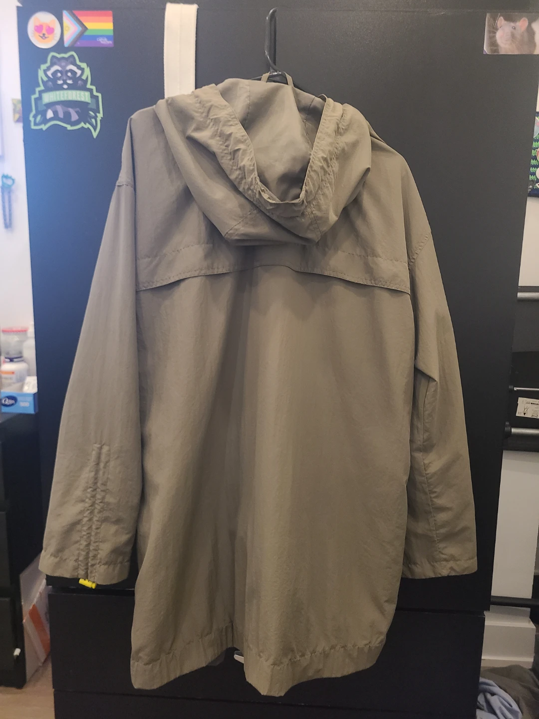 Ardene Women's Hooded Anorak Jacket - Olive Green - photo 2
