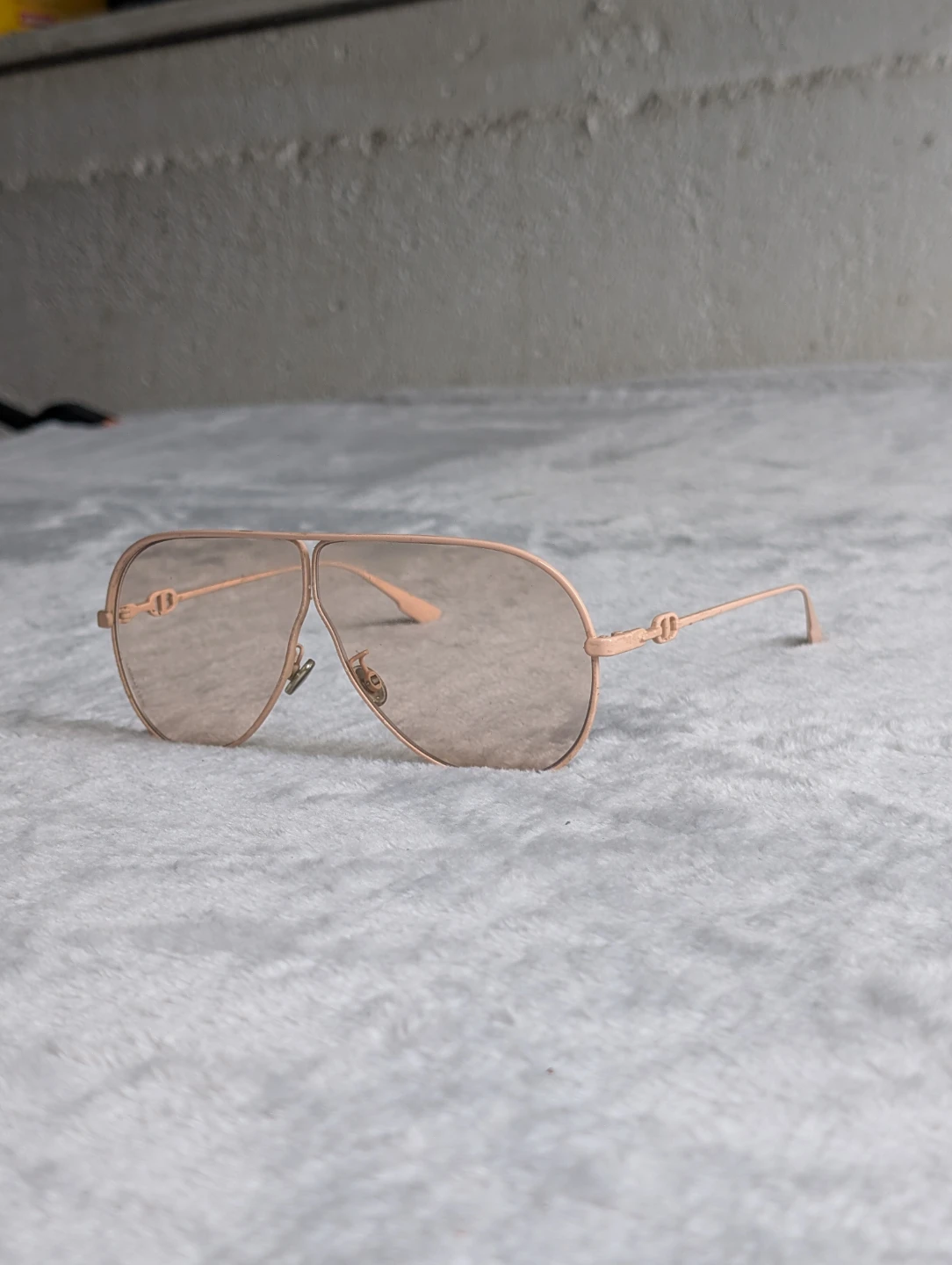 Dior aviator sunglasses - rose gold - photo 2