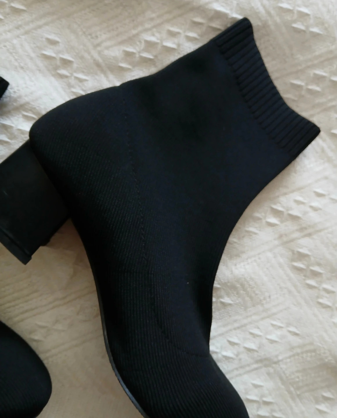 Socks boots (black) 5cm heel - photo 3
