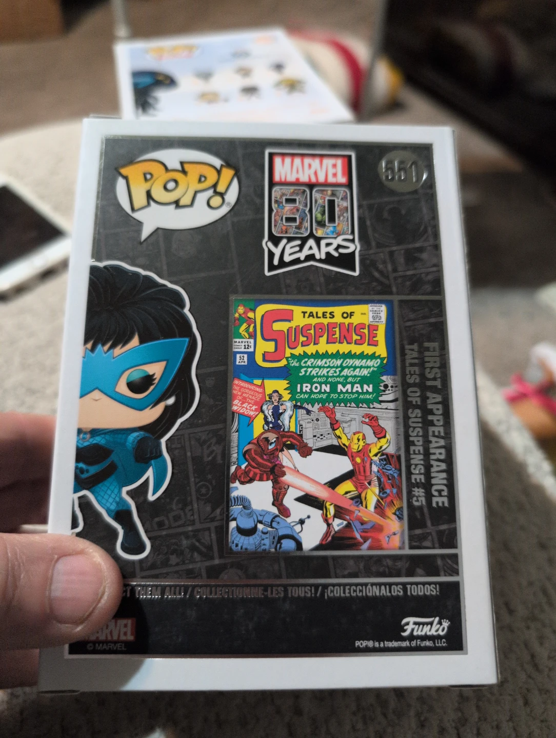 Funko Pop! Marvel 80 Years Black Widow #551 - photo 2