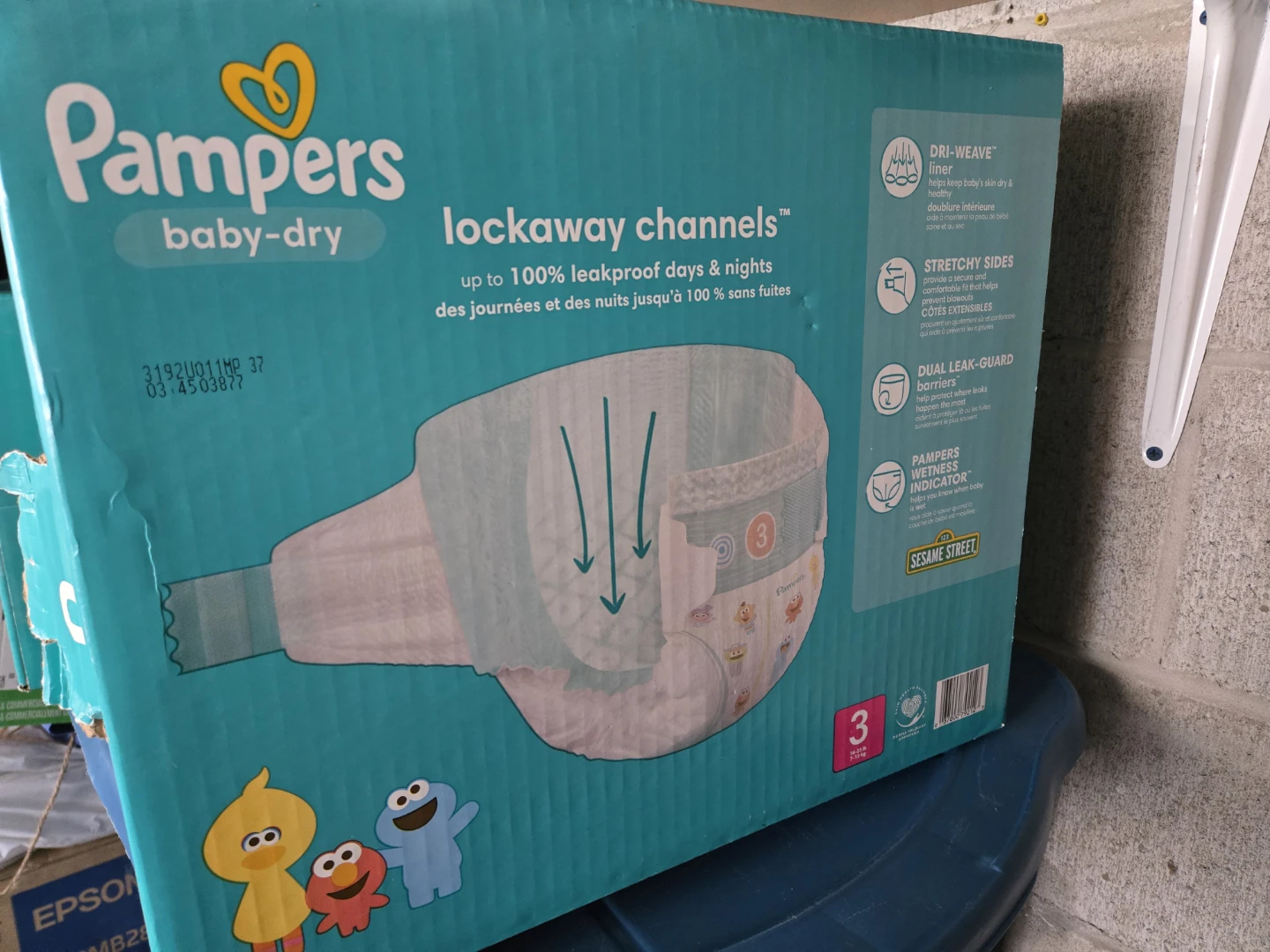 Pampers Baby-Dry Diapers Size 3 - 168 Count