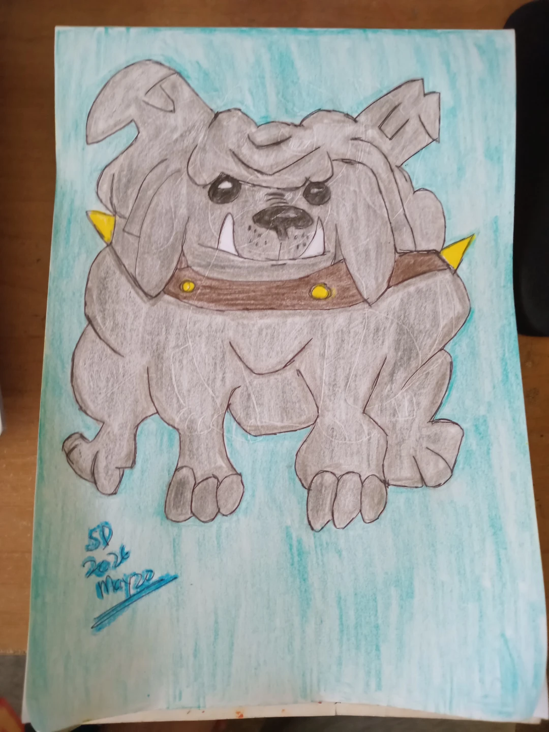 LIGHT Blue Background: Dog Cartoon by Custom Artist Sherwin - photo 5