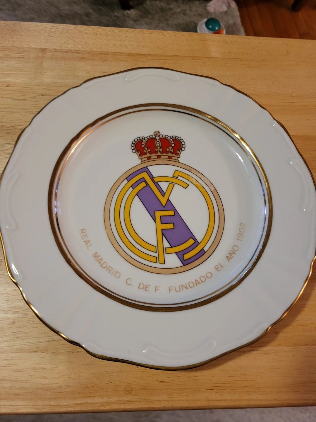 Real Madrid Decorative Plate