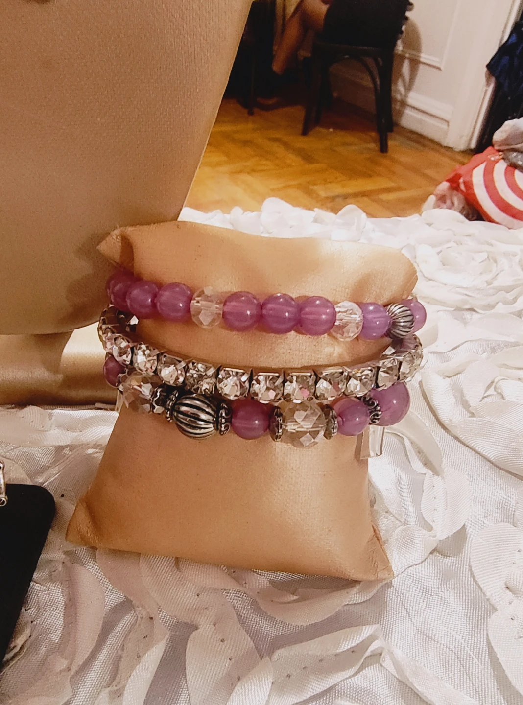 Women or Teen Purple Moonstone 4 piece Set New - photo 2