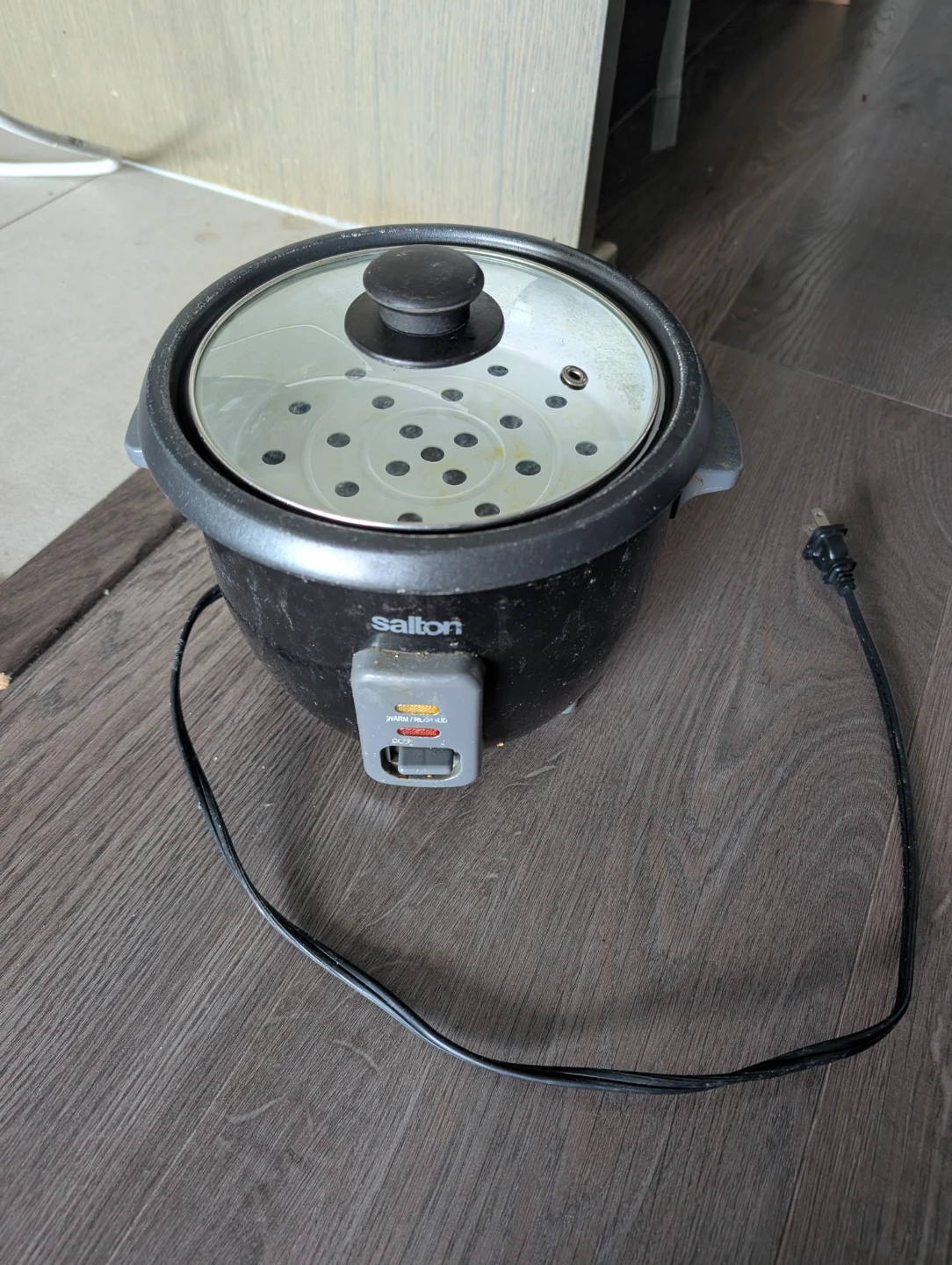 Free Salton rice cooker and vegetable steamer