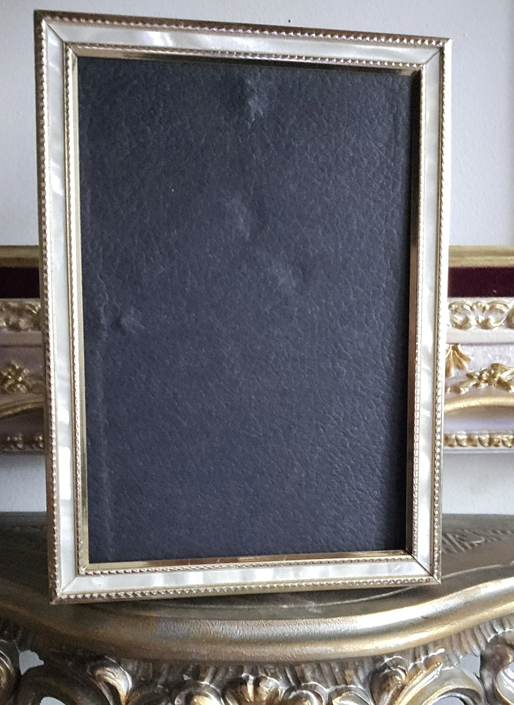 #freecycle Vintage brass picture frame