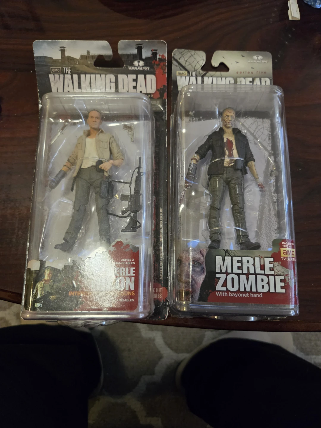 The Walking Dead Merle Dixon & Merle Zombie Action Figures