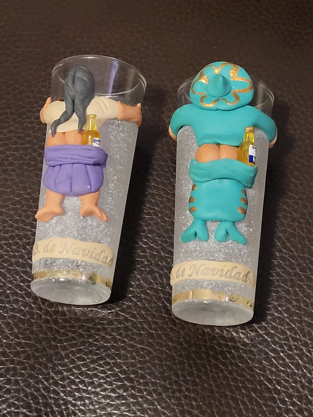 Set of 2 Novelty Shot Glasses