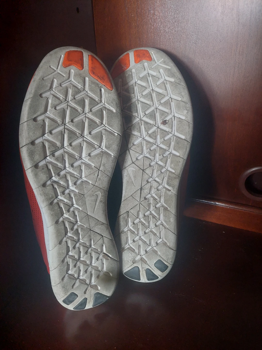 Nike Free RN Running Shoes - Red/Orange - photo 3