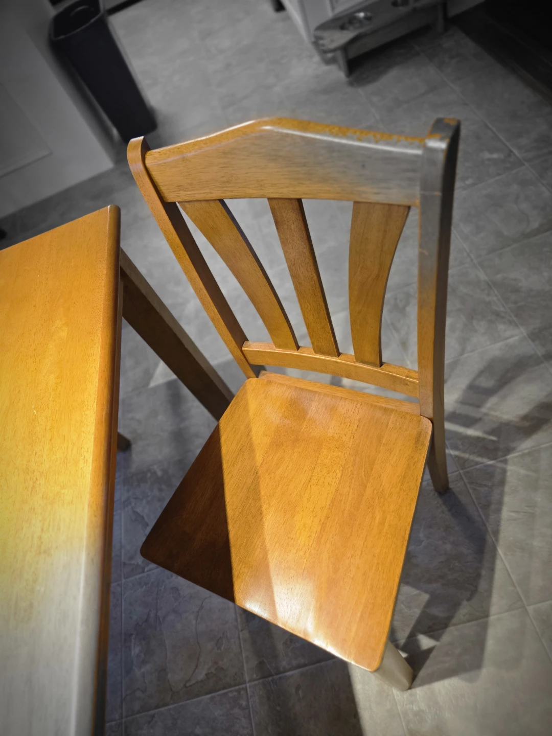 Wooden Dining Table and Chairs Set - photo 4