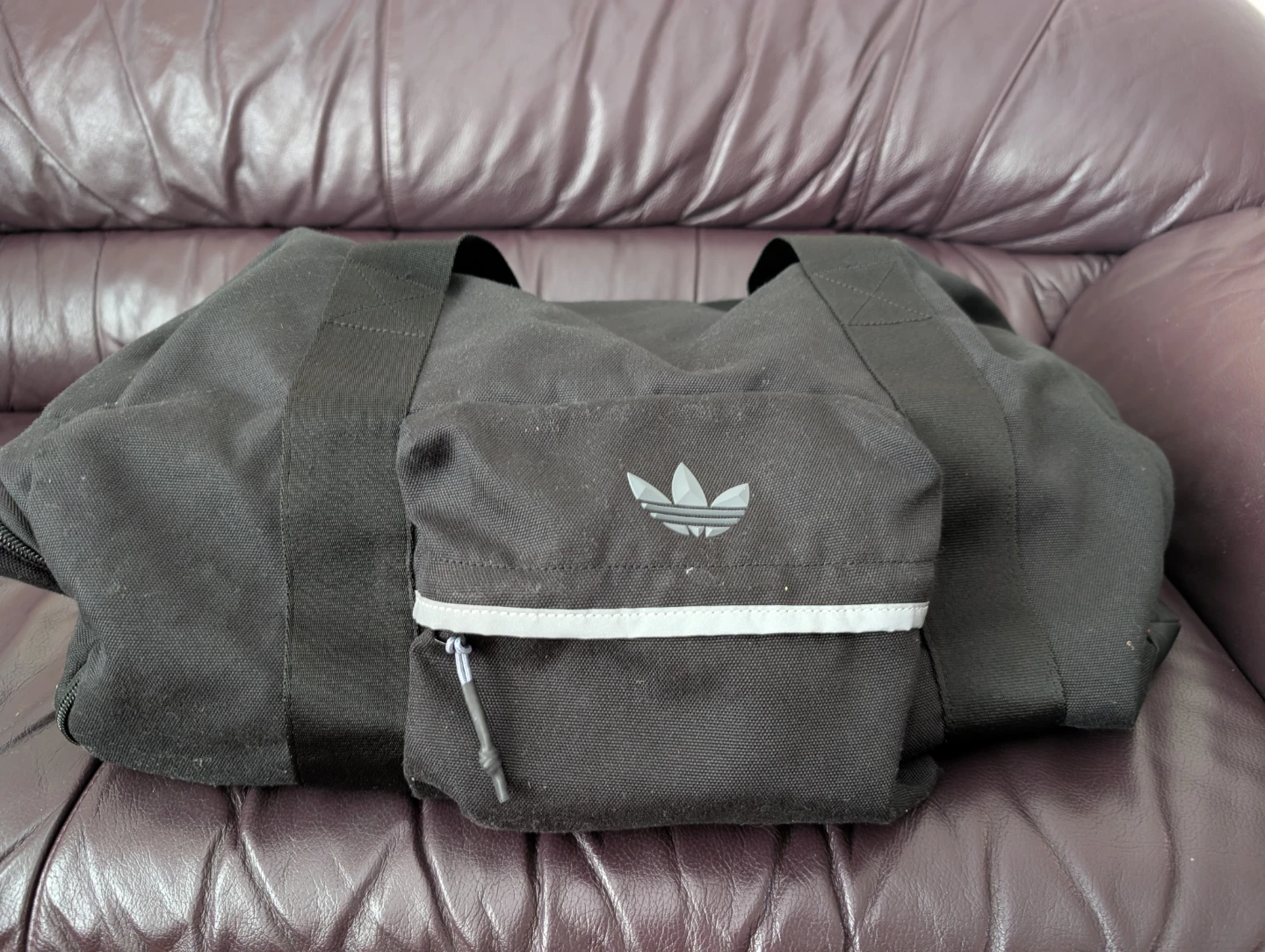 Adidas Black Duffle Bag