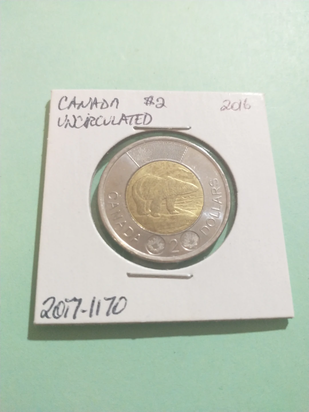 Nice 2016 Canada uncirculated Toonie #2017-1170 - photo 2