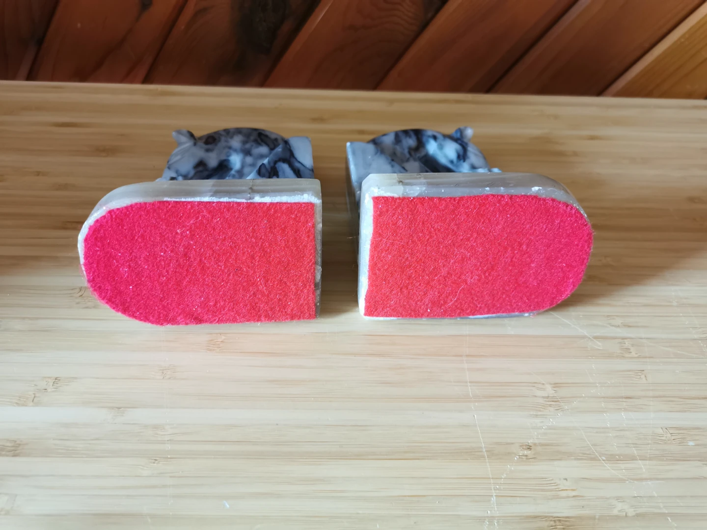 Vintage Marble Horse Head Bookends – Heavy Sculptural Pair - photo 4