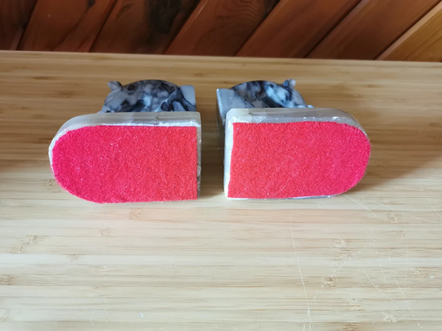 Vintage Marble Horse Head Bookends – Heavy Sculptural Pair - photo 4