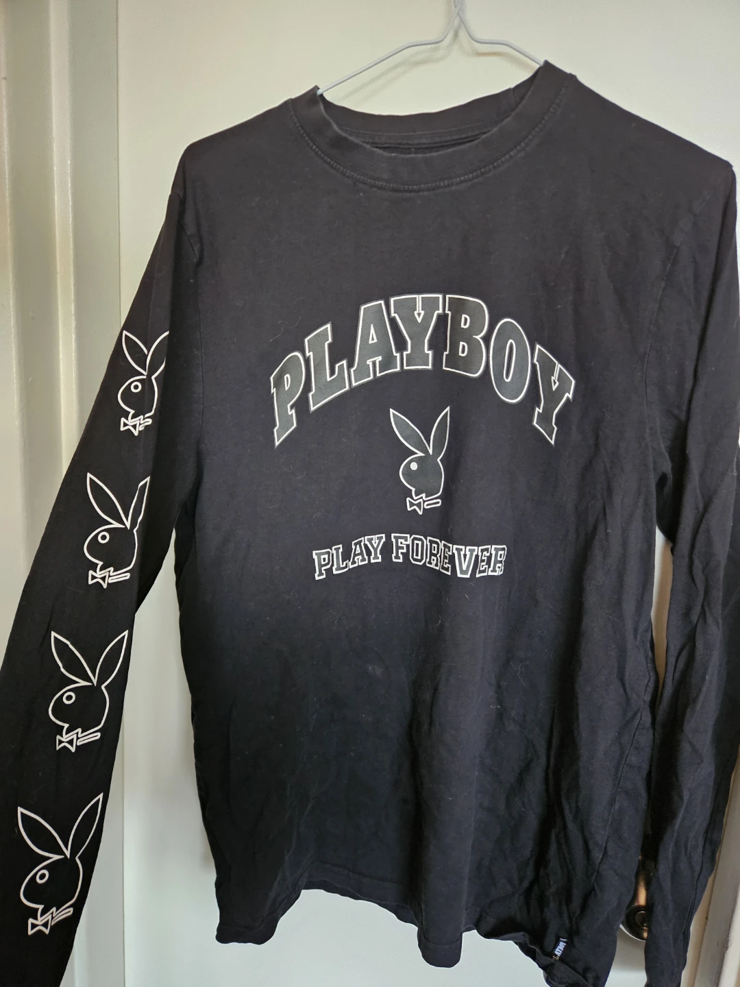 Playboy Long Sleeve T-Shirt - Black - S/P
