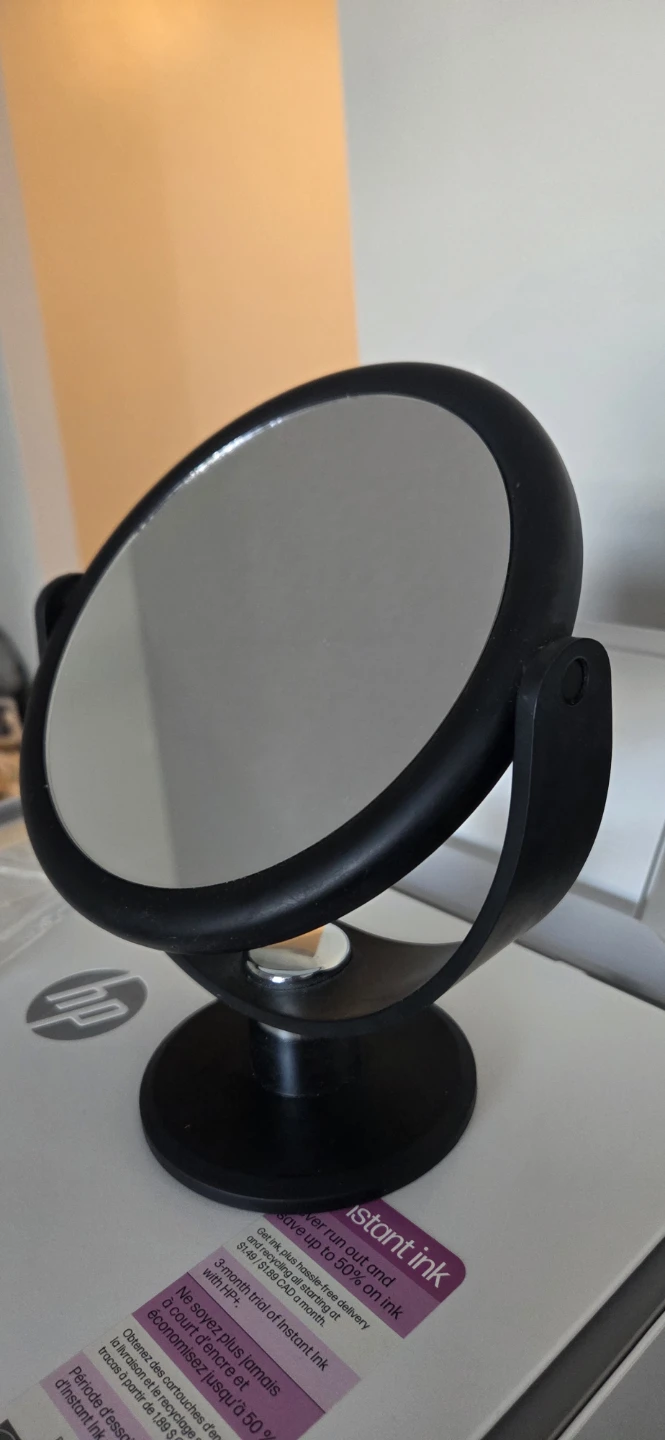 Black Double-Sided Vanity Mirror - photo 2