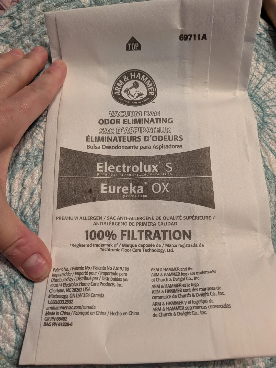 Arm & Hammer Vacuum Bags - two bags left - photo 2
