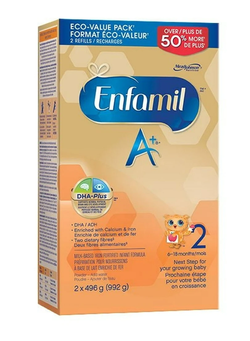 (Enfamil A+ 2)  Formula Refill (1 x 496g)