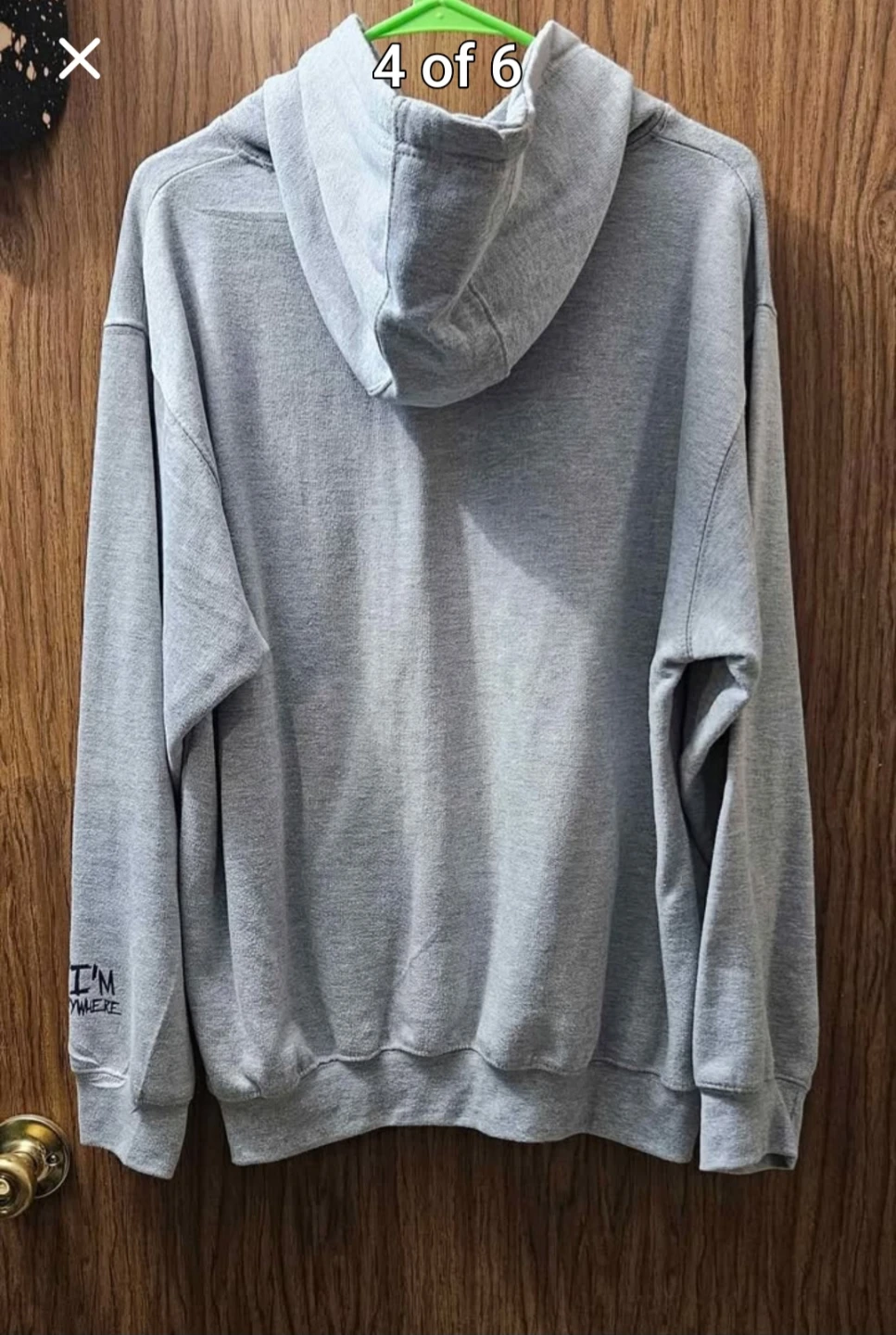 Grey Hoodie - I'm Everywhere Worldwide - photo 2