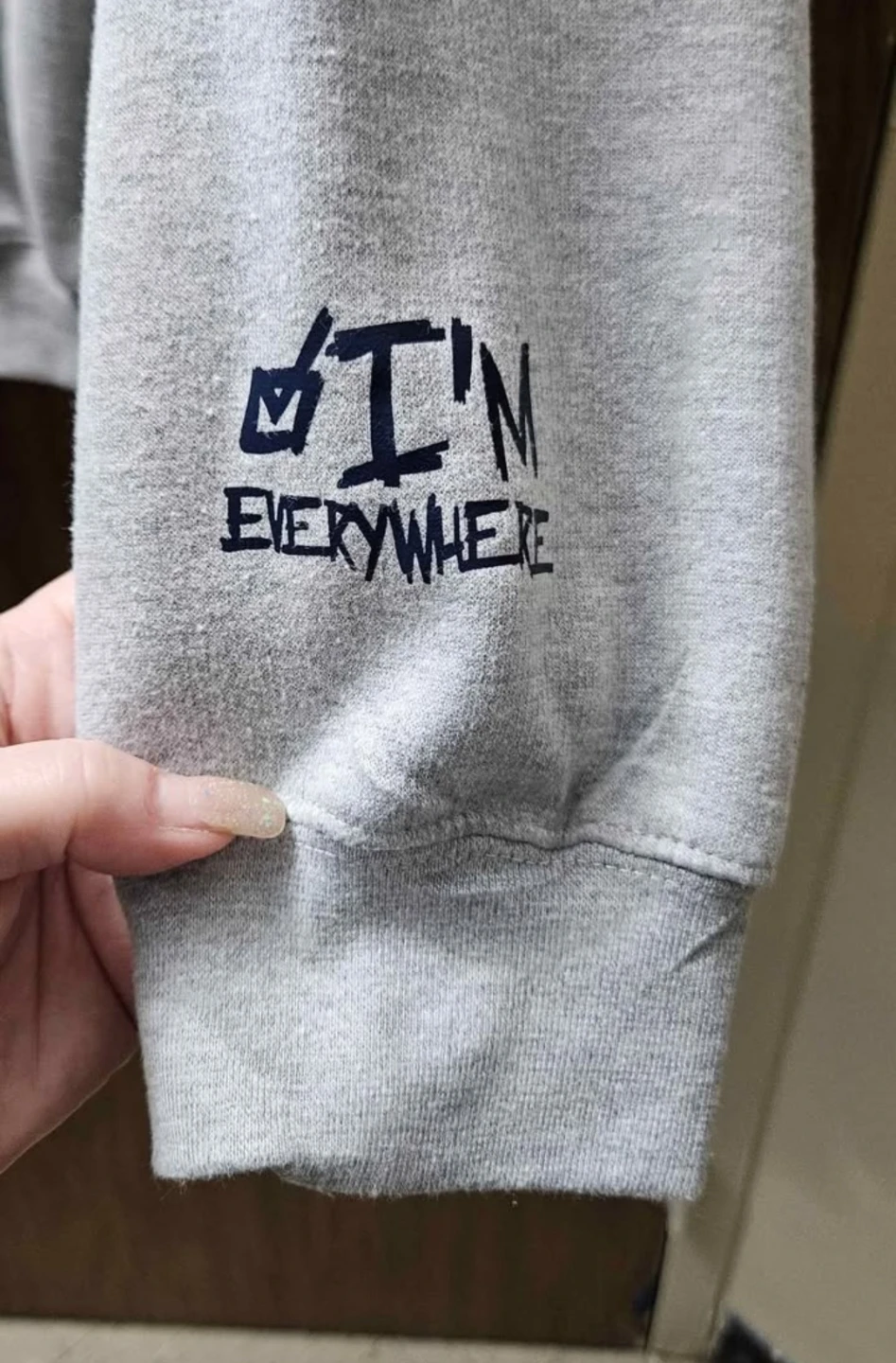 Grey Hoodie - I'm Everywhere Worldwide - photo 3