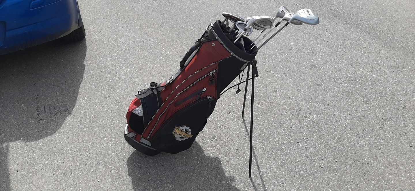 Complete Set Of Men's Left Handed Golf Clubs & Kickstand Bag - photo 3