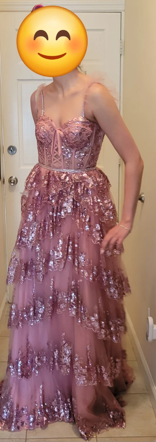 Camille La Vie Sequin Tiered Gown - photo 2