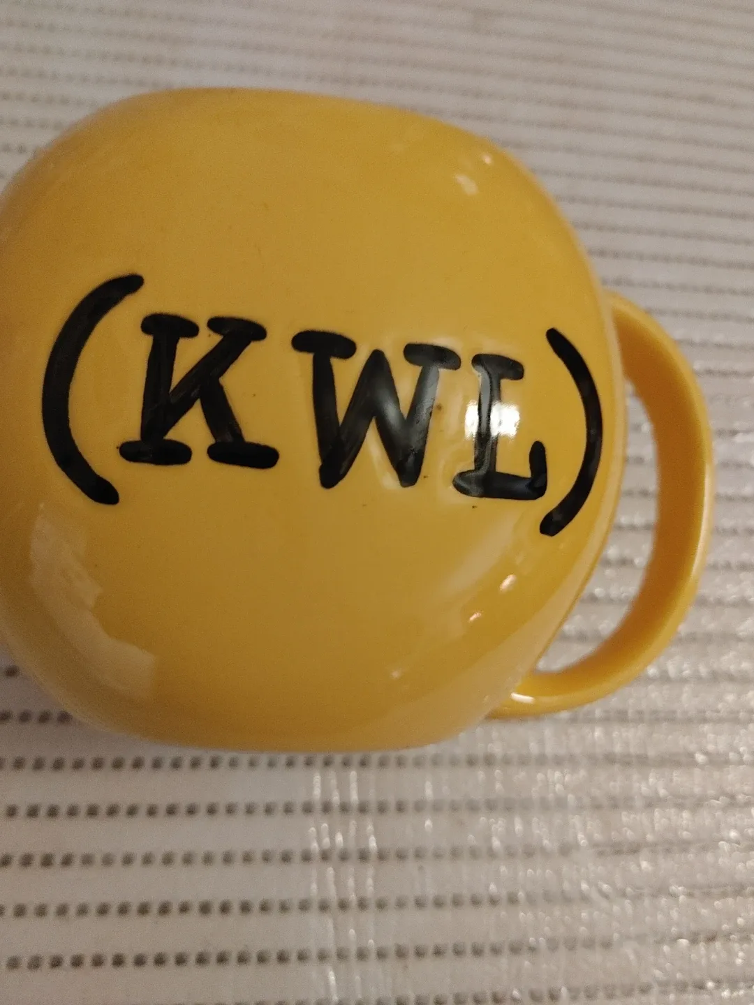 Yellow Emoji "KWL" Coffee Mug - photo 2