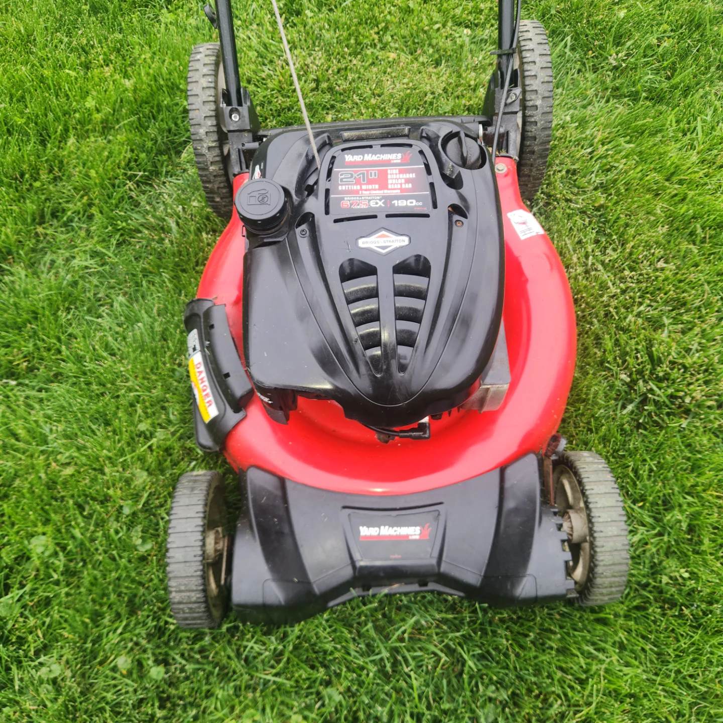 Yard Machines 21" push Lawn Mower - photo 2