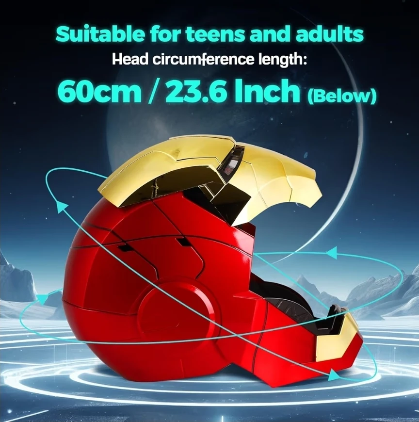 Iron Man Electronic Helmet with Voice & Touch Control - photo 5