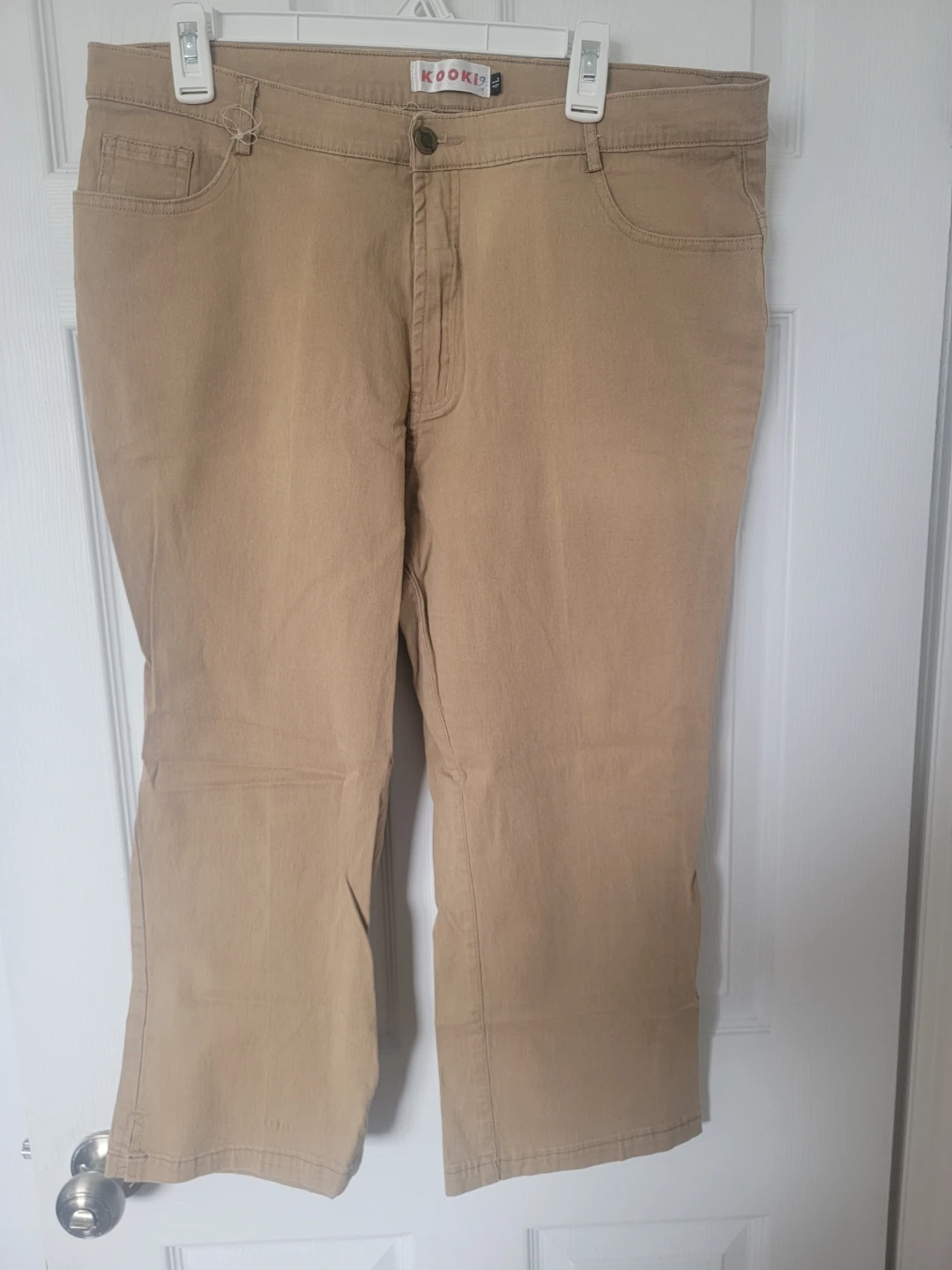 Kooki19 Women's Tan Casual Pants Size XL