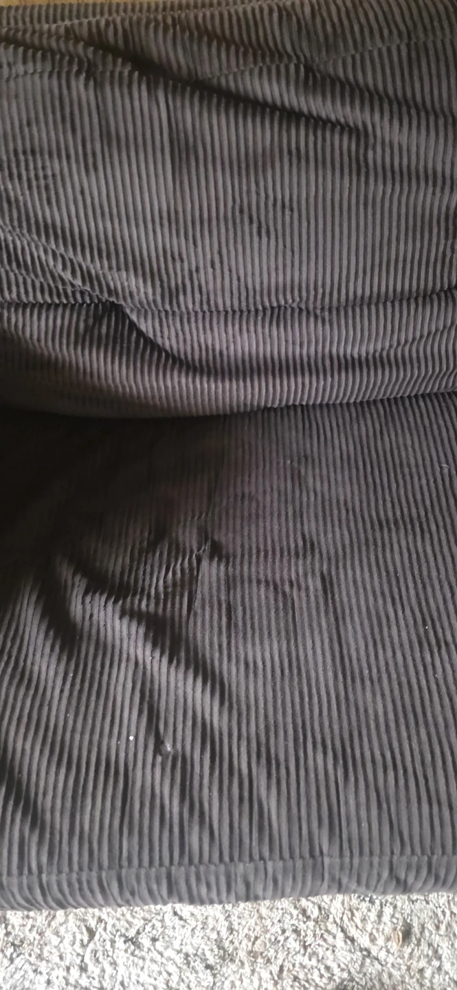 Brown Corduroy Sofa - photo 2