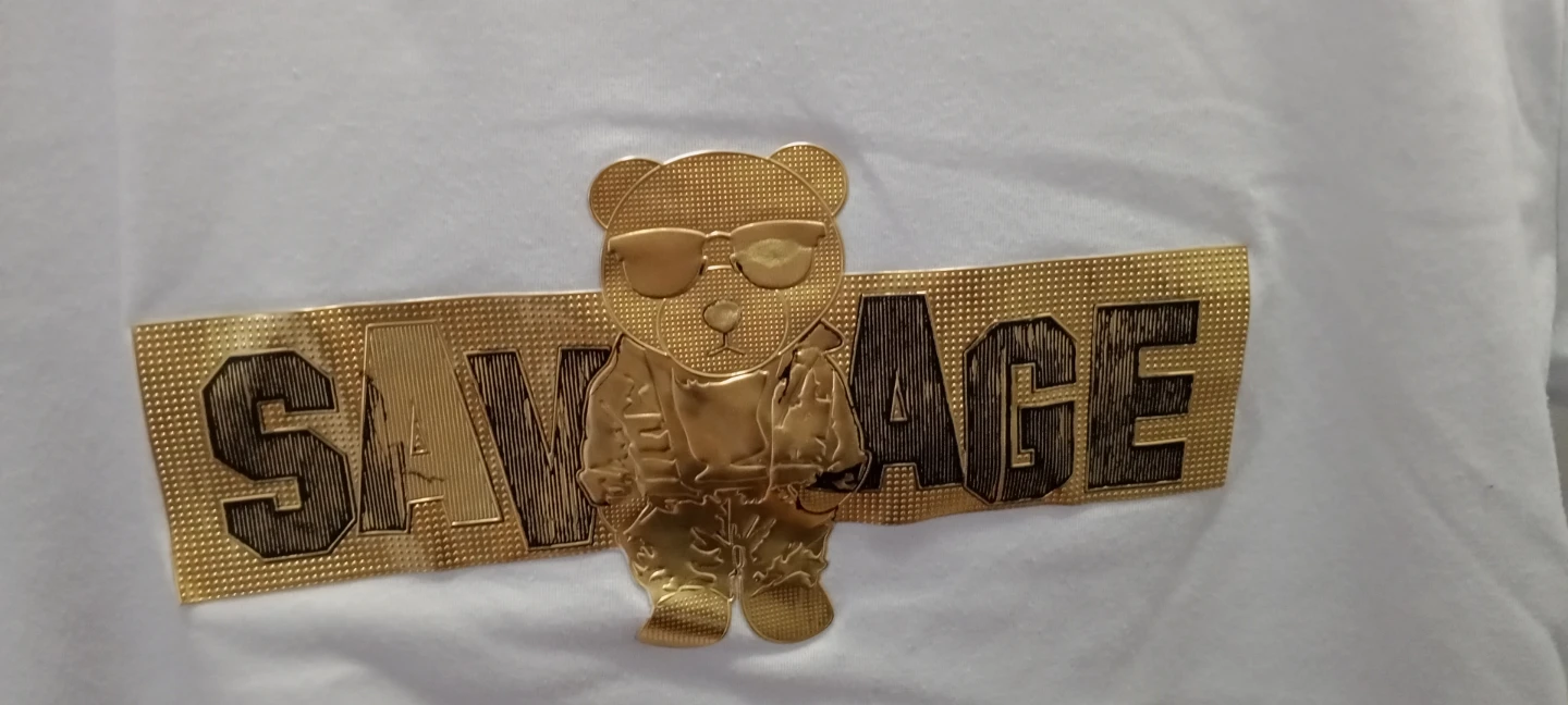 CR-24 Savage Teddy Bear T-Shirt White Size 14-16 - photo 4